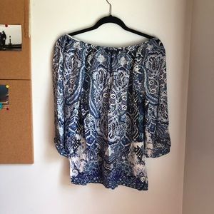 🦋Floral Scoop Neck Blouse🦋